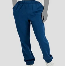 $35 ID Ideology Men's Solid Blue Fleece Performance Sweatpants Pants Size XXXL