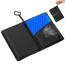 Bike Seat Cushion for Recumbent Bike  Travel  Foldable Padded Gel Exercise ...