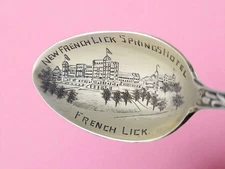 Sterling Silver Shepard Souvenir Spoon – New French Lick Springs Hotel Indiana
