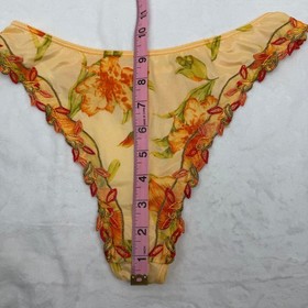 VTG Eprise de Lise Charmel Lingerie Set Size M French Luxury Floral Coquette