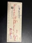 DECEASED NFL HALL OF FAME COACH "HANK STRAM" SIGNED CHECK (KANSAS CITY CHIEFS)