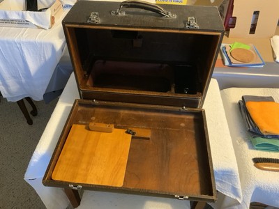 SINGER 99 Faux Crocodile Skin Vinyl 1950s Carrying Case | eBay