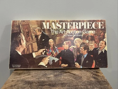 Vintage 1970 Masterpiece The Art Auction Game ~ Parker Brothers ~ Complete