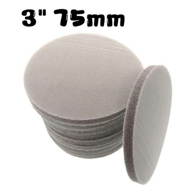 75mm Schleifscheiben Schleifschwamm Klett Schleifpads P320-P8000 Nass & Trocken