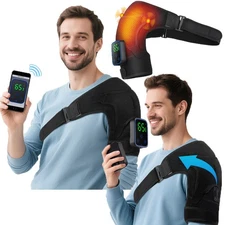 Shoulder Massager APP Control Shoulder Brace Heating Vibration Joint Pain Relief