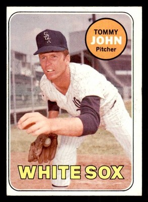1969 TOPPS #465 TOMMY JOHN WHITE SOX EX 541354 (KYCARDS)