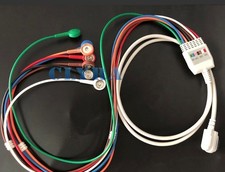 GE Seer Light 7 cavi Holter Registratore Cavo ECG Snap AHA