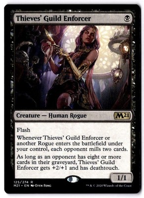Thieves' Guild Enforcer NM* Core Set 2021 ENGLISH 125/274 mtg -UnltdCards