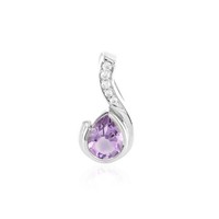 Cavill Amethyst AnhäNger 1,52Ct Lavendel Tropfen Sterlingsilber Damen