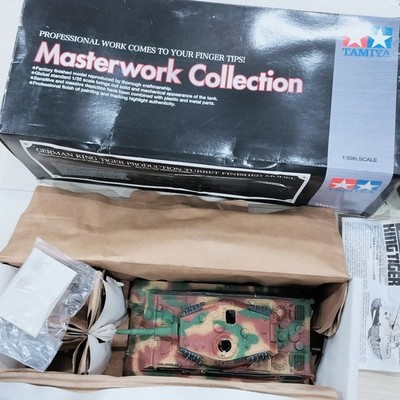 Tamiya 1/35 German King Tiger Production Turret Metal Tracks Finished 20111