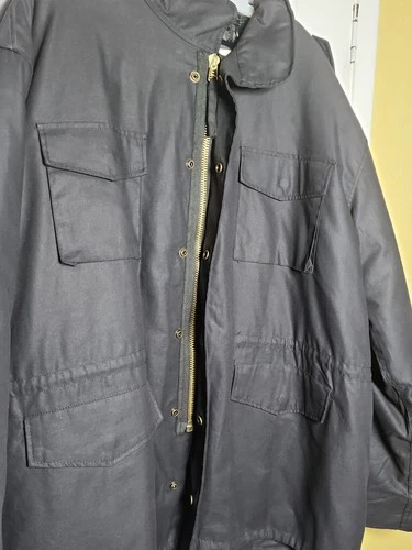 Rothco M-65 Field Jacket Bl;ack Mens 2XL Regular Quilted Liner Military... image 7