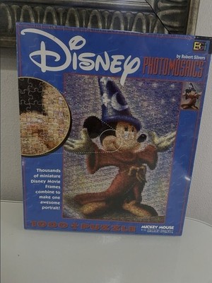 NEU Mickey Mouse als Zauberlehrling Photomosaics 1000 Puzzle vollständig