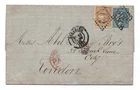 France (1871) - Bicolor Letter to London. Bordeaux Issues 10c+20c