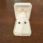 The Pearl Source Tahitian Black Pearl Stud Earrings - Excellent — photo 1