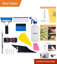 Professional 9-in-1 Car Window Tint Application Tool Kit With 500ml Spray Bottle