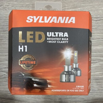 SYLVANIA H1 Ultra LED 2 Bulbs H1LEDHP.BX2 6000K BRAND NEW