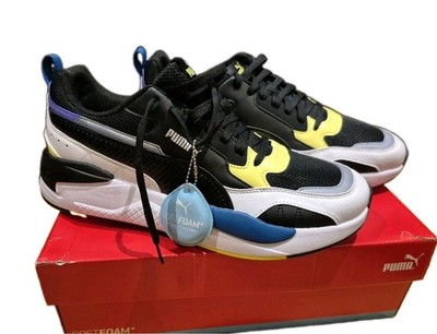 Men's Size 13 - PUMA X-Ray 2 Square Black, White, & Yellow Colorway - BRAND NEW