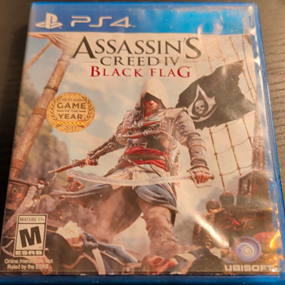 Ubisoft Assassin's Creed IV Black Flag PS4 Complete w/ Case & Disc