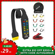 OBD2 II Breakout Box Protocol Detector Car CAN Diagnosis Scan Test Break Out Box