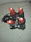 VINTAGE - Nintendo NES - StarMaster  Controller Joystick - Retro Fun - Red Black
