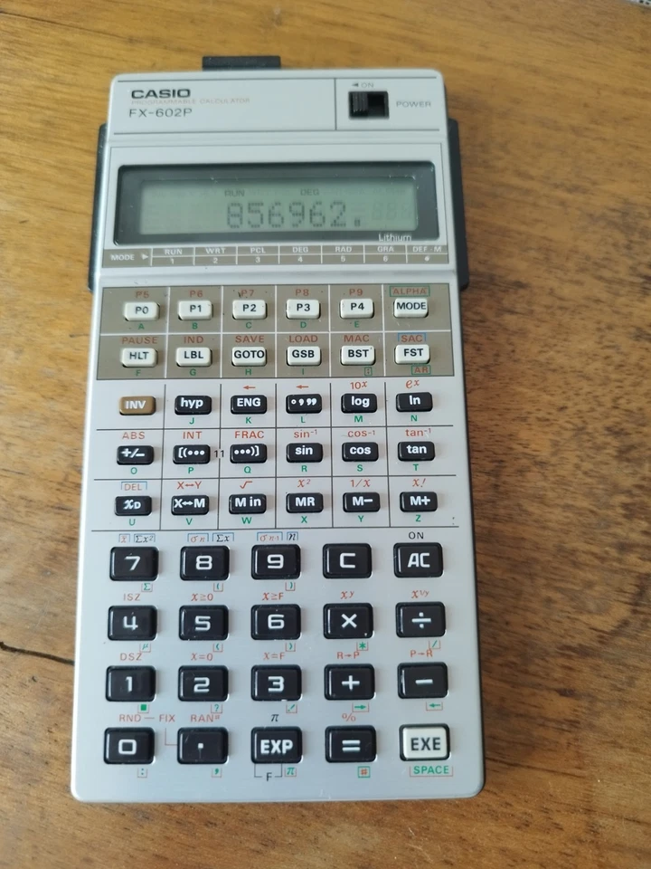 Casio FX-602P + Manuals - Photo 3/4