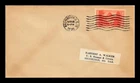 Dr Jim Stamps 9c Glacier Imperf Single Scott 764 First Day Cover Back Recd Mark
