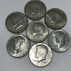 Silver Kennedy Half Dollars 1967 Silver Coins Lot Of 7 Beautiful Coins