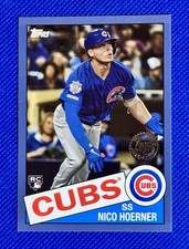 NICO HOERNER 2020 Topps Series 1 1985 35th Anniversary Blue Border RC #85-95