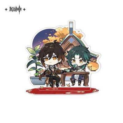 miHoYo Genshin Impact Zhongli Xiao The Exquisite Night Chimes Acrylic Stand
