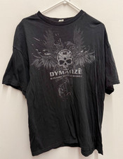 Camiseta Dymatize Nutrition Building Better Bodies Negra Promo Gráfica Calavera XL