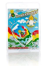 Smoke Buddy Keychain with LED Light Portable Air Filter for Discreet Use