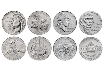 2026-P BU Half Dollar, Quarter, Dime, Nickel Commemorative 4 Coin Set ~IN HAND~