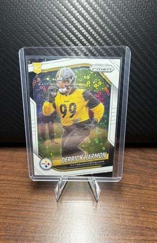 2025 Panini Prizm - Rookies Derrick Harmon #368 White Disco Prizm (RC)