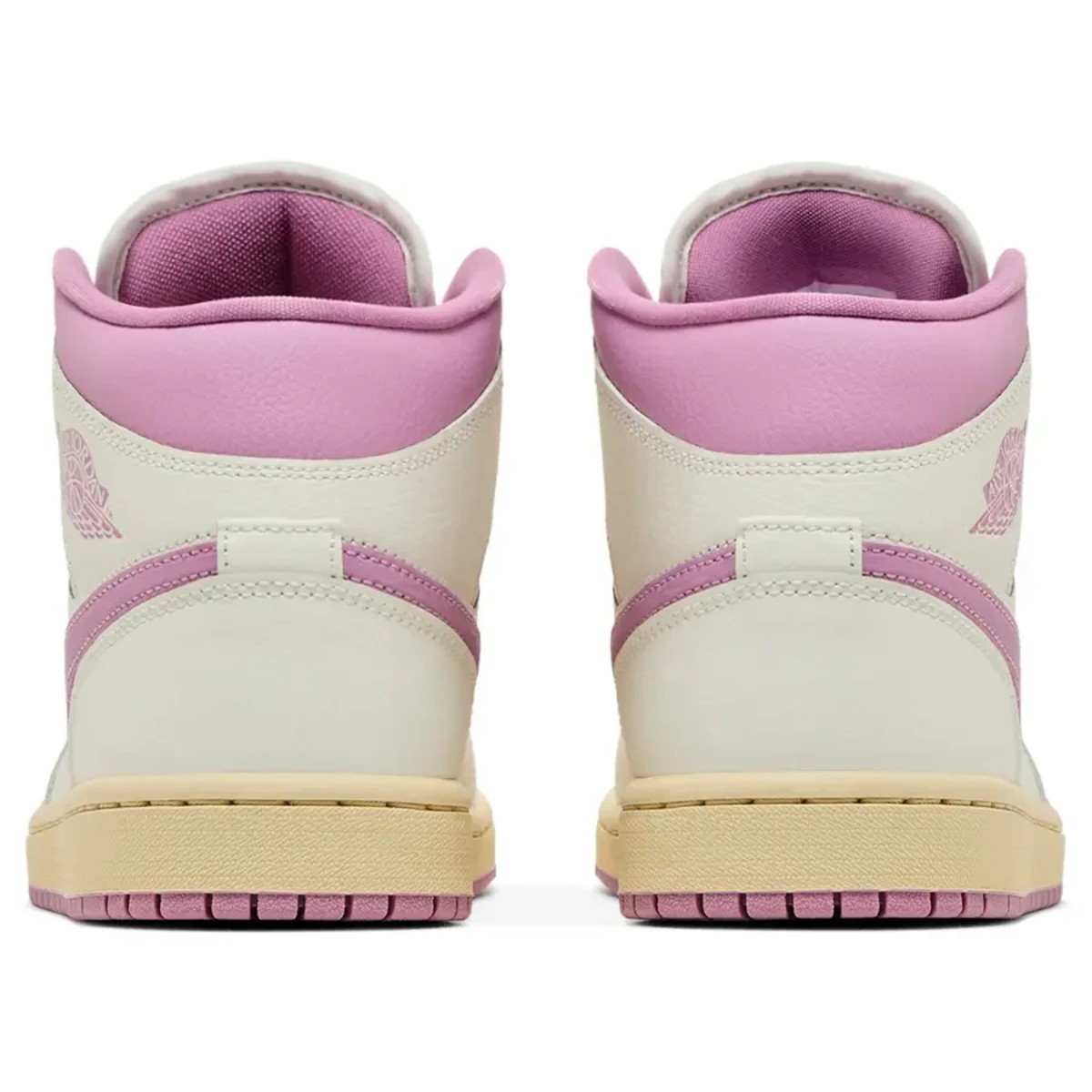 Nike Air Jordan 1 Mid Sail Pink Coconut Milk BQ6472-162 Womens