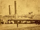 C. 1870s Stereoview Of An Albany, New York Steamboat Wharf — photo 4