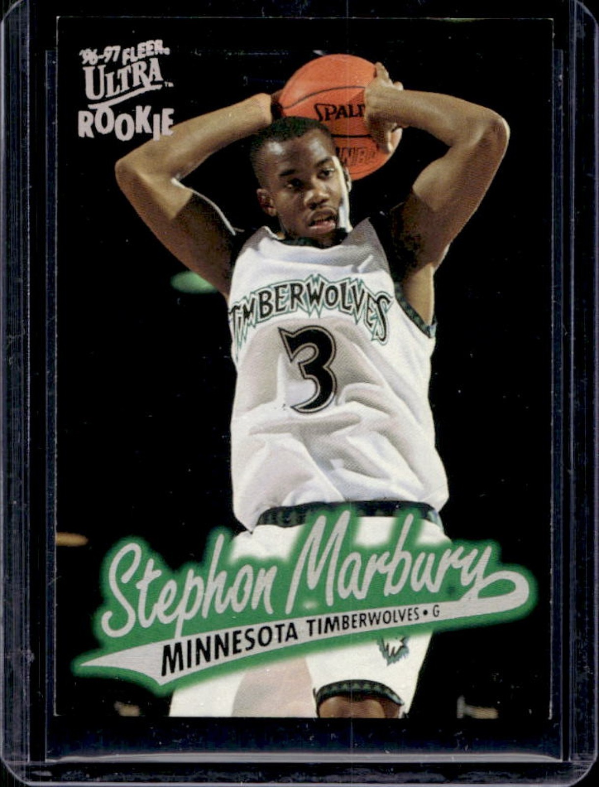 1996 Fleer Ultra Stephon Marbury Rookie RC #66 Timberwolves