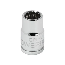 Powerbuilt 3/8 Inch Drive x 10 MM 12 Point Shallow Socket - 641015