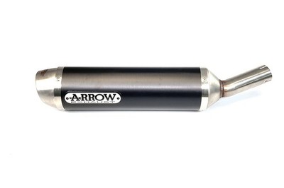 ARROW Auspuff DARK THUNDER für Suzuki SFV650 2009-2015, Aluminium schwarz