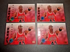 4 MICHAEL JORDAN 1994-95 SKYBOX EMOTION NBA CARDS #100