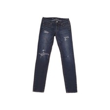 American Eagle Jegging Super Stretch Women's Size 4 Dark Wash Distressed Skinny
