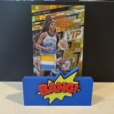 Angel Reese 2024 National VIP Gold Vinyl Prizm /10 ! RC Tri-Color Patch