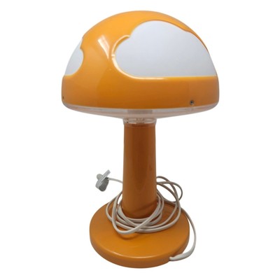 Vintage Ikea SKOJIG Orange Cloud Table Lamp Modern Kitsch Plastic