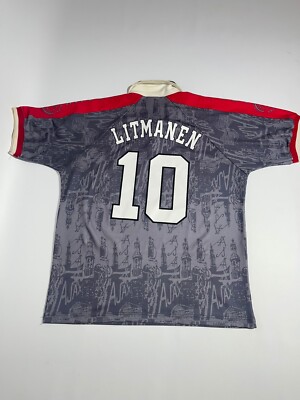 Ajax Amsterdam away umbro 1996 #10 LITMANEN size XL | eBay
