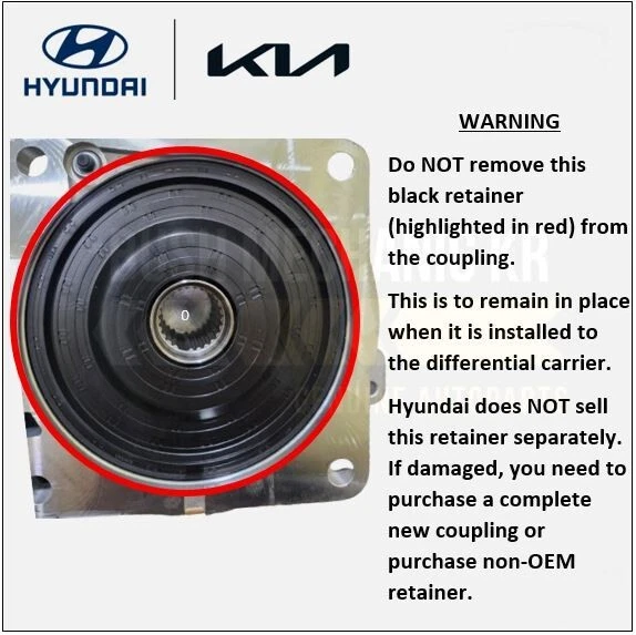 GENUINE OEM Hyundai Kia Coupling Assy 478003B520 Sorento SantaFe Tucson Sportage - Image 4 of 4