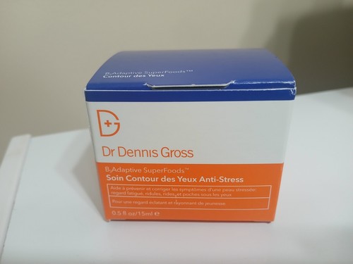 Crema de ojos Dr Dennis Gross Stress SOS con niacinamida 0,5 oz TAMAÑO COMPLETO AUTÉNTICA - Imagen 2 de 4