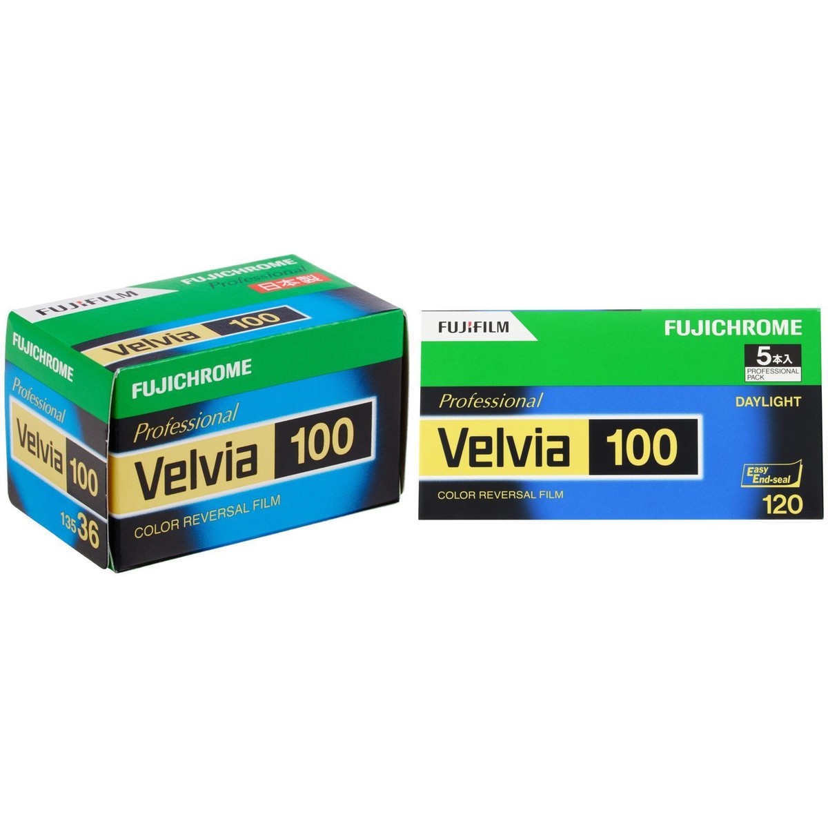 FUJIFILM Reversal Film Fujichrome Velvia 100 EP NP12EX5 / NP 36EX