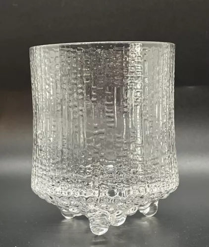 Littala Ultima Thule Clear Finland 3.5" Footed Cocktail Glass Unique