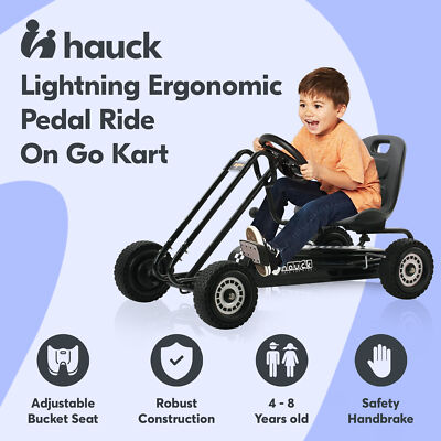 ペダルカーHauc Lightning Pedal Go-Kart ドイツ車？ Hauck Lightning Ergonomic Go Kart, Kids Ride-On Car with