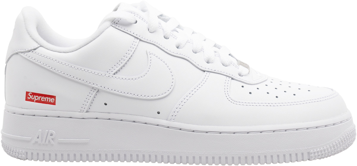 Nike Air Force 1 x Supreme Low Box Logo - White for Sale, Authenticity  Guaranteed