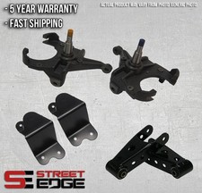 Street Edge 73-87 Chevy C-10 2wd W 1 Rotor 3 Front 4 Rear Lowering Kit